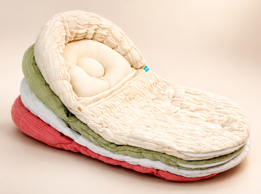 Muslin cloud baby sleeping bag with carry bag – Mogo Kids