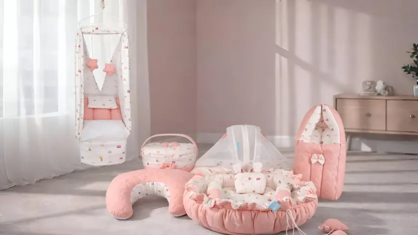 new born baby bed set and Accessories bed set