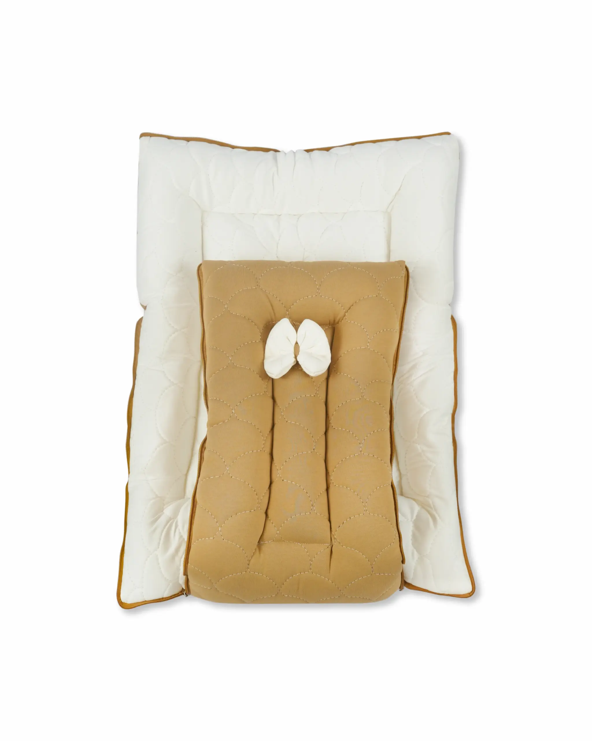 Tan colour Carry Bed