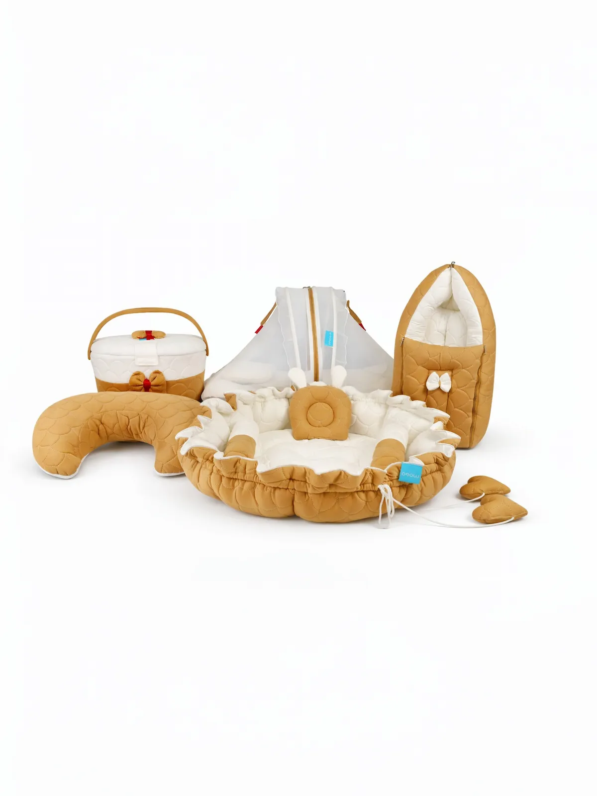 Tan Baby Bedding Set