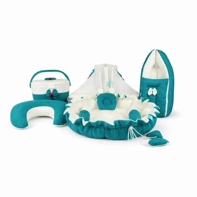 cozy new born bed set.